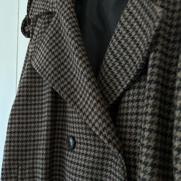 THE NEW SOCIETY Noelle Wool Houndstooth Coat - Picture 7 of 10